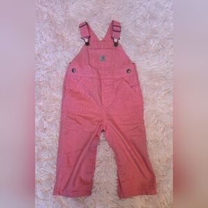 Carhartt Pink Bib Overalls